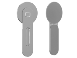 Soporte Magnético Para Teléfono En Portátil, Fuerza Magnética Fuerte, Aluminio, Lateral, Compatible Con Iphone 12/13, Plata