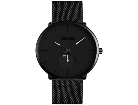 VEANXIN Relojes Relojes de pulsera impermeables ultrafinos Reloj de malla de acero inoxidable-oro rosa