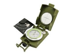 Brújula de grado militar de Survival Gear, duradera e impermeable, multifuncional con inclinómetro para medir altura y pendiente.