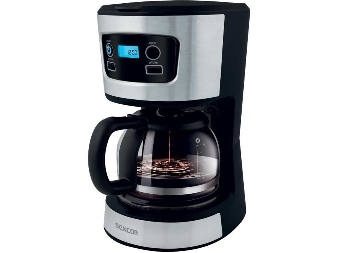 Cafetera Sencor Sce 3700bk de 0,75 l y 700 W, color negro