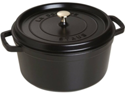 Cacerola STAUB (Negro - Hierro Fundido - 28 cm)