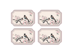 MEOIRUERY Set de 4 Almohadillas para Mesa PVC, Antideslizantes y Impermeables, Fáciles de Limpiar, 40x30 cm