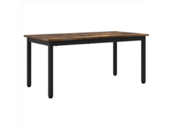 Mesa de centro en roble ahumado 100 x 50 x 45 cm MAISON EXCLUSIVE