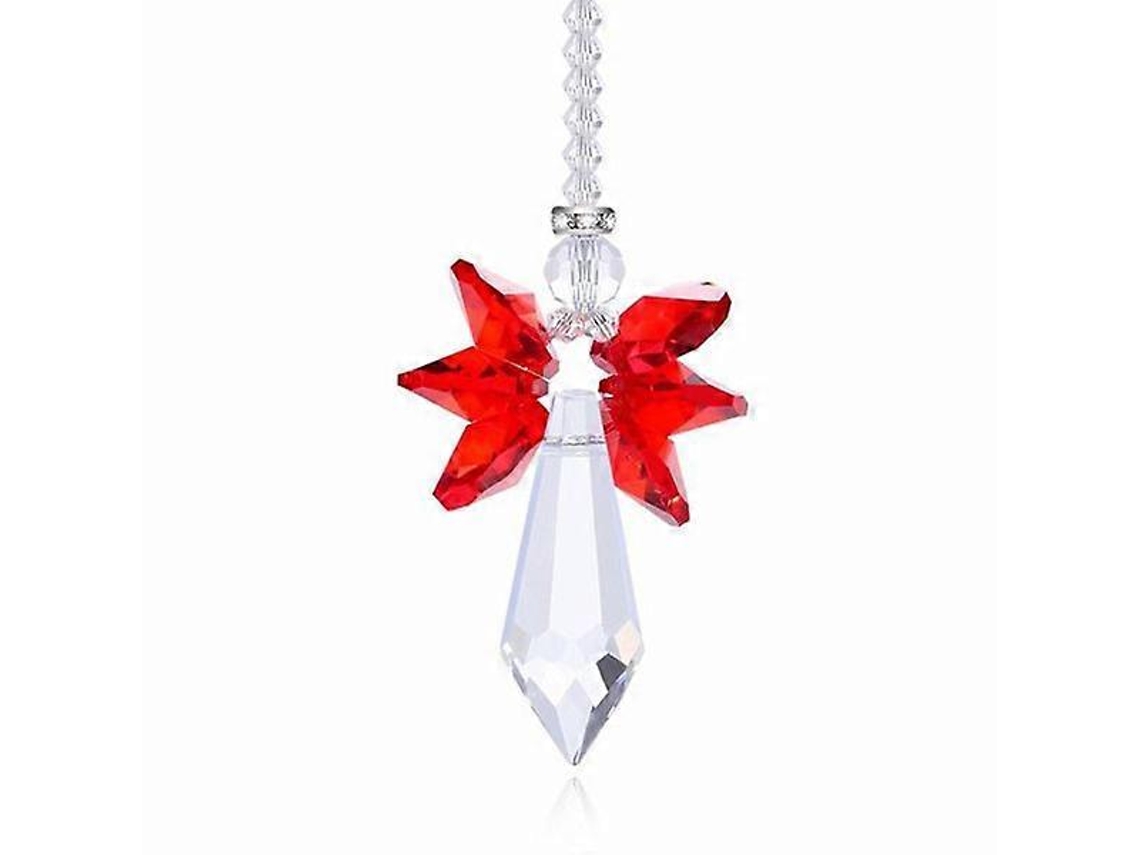 Colección de ángeles de cristal de chakra arcoíris
