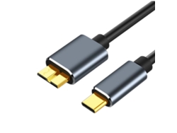 Cabo De Disco Rígido Usb-C Para Usb Micro-B 3.0 Para Laptops Type C1M