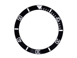 Inserto De Bisel De Cerámica Para Reloj, Pieza De Repuesto, 38 Mm, Negro