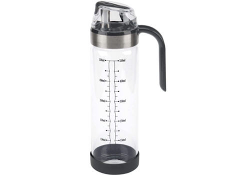 Botella dispensadora de aceite de oliva con tapa automática contenedor de condimentos con tapa y tapón automáticos (L) ZMDECQNA