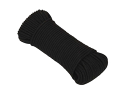 Cuerda De Trabajo Poliéster Negro 3 Mm 50 M