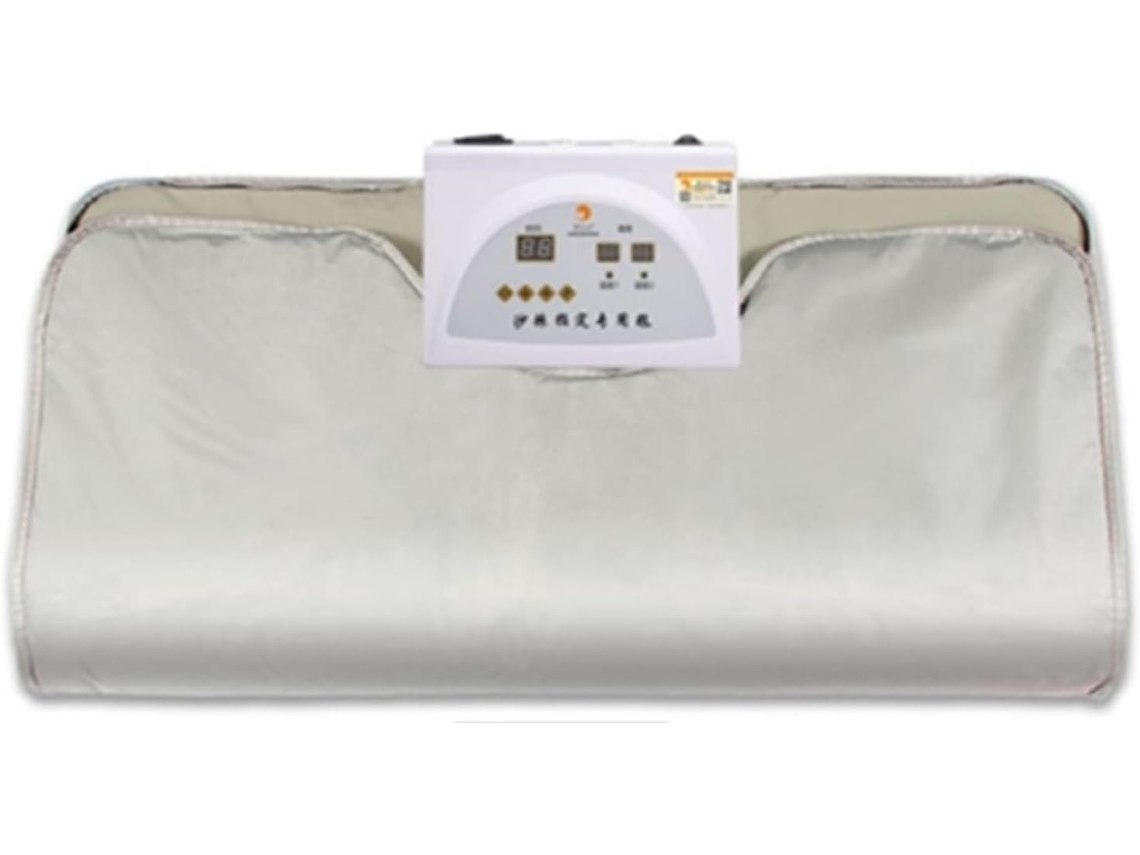 Kit De Sauna Portátil Con Cubierta De Infrarrojos Lejanos, 2 Zonas Y Cubierta De Abeto.