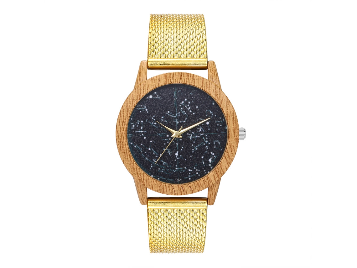 Reloj De Pulsera Unisex De Cuarzo, Informal, Moderno, Dorado, A La Moda Para Hombres Y Mujeres.