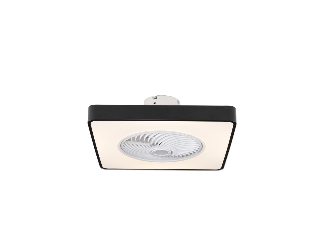 Ventilador Led Dc Monic 550Mm 40W 3 Cct 2500Lm Dim Negro CRISTALRECORD