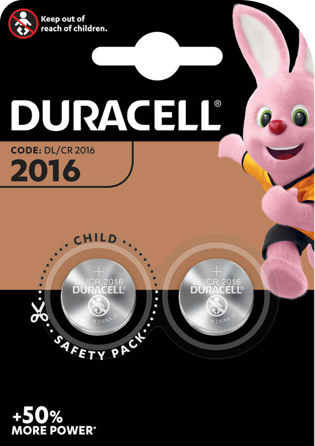 Pilas DURACELL Electr 2016 K2