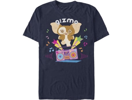 Camiseta Unisexo DEEPSTONE Retro Gizmo Stereo Gremlins Armada (XXXL)