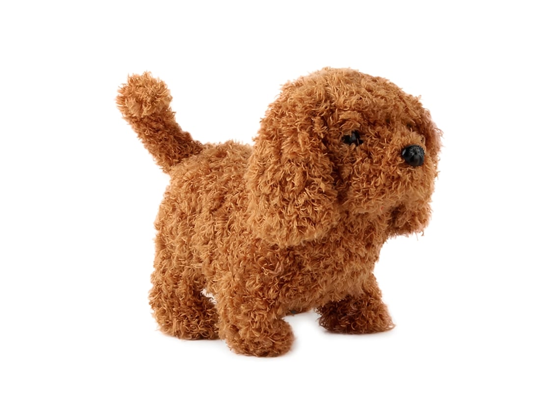 Brinquedo De Cachorro Teddy Elétrico Inteligente Com Simulação De Andar E Latido Para Crianças