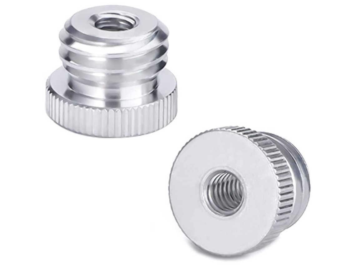 Adaptador De Rosca De 1/4"-20 A 5/8"-11 Para Trípode De Nivel Láser Bosch, 2 Piezas, Metal Duradero