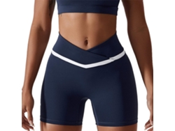 Short Sport Pour Femme - Taille Croissée Pour Halterrophilie Leggings Fitness Es
