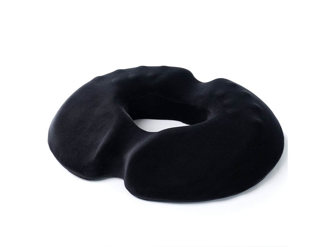 Cojín De Oficina Para Hombre En Algodón Con Espuma Viscoelástica, Negro Digitallab