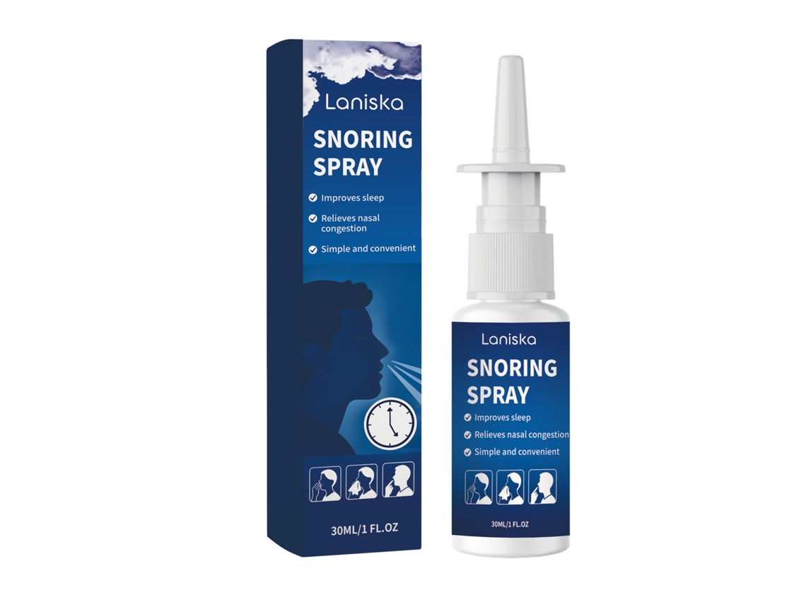 Spray nasal calmante para un sueño nocturno reparador, fresco y suave.