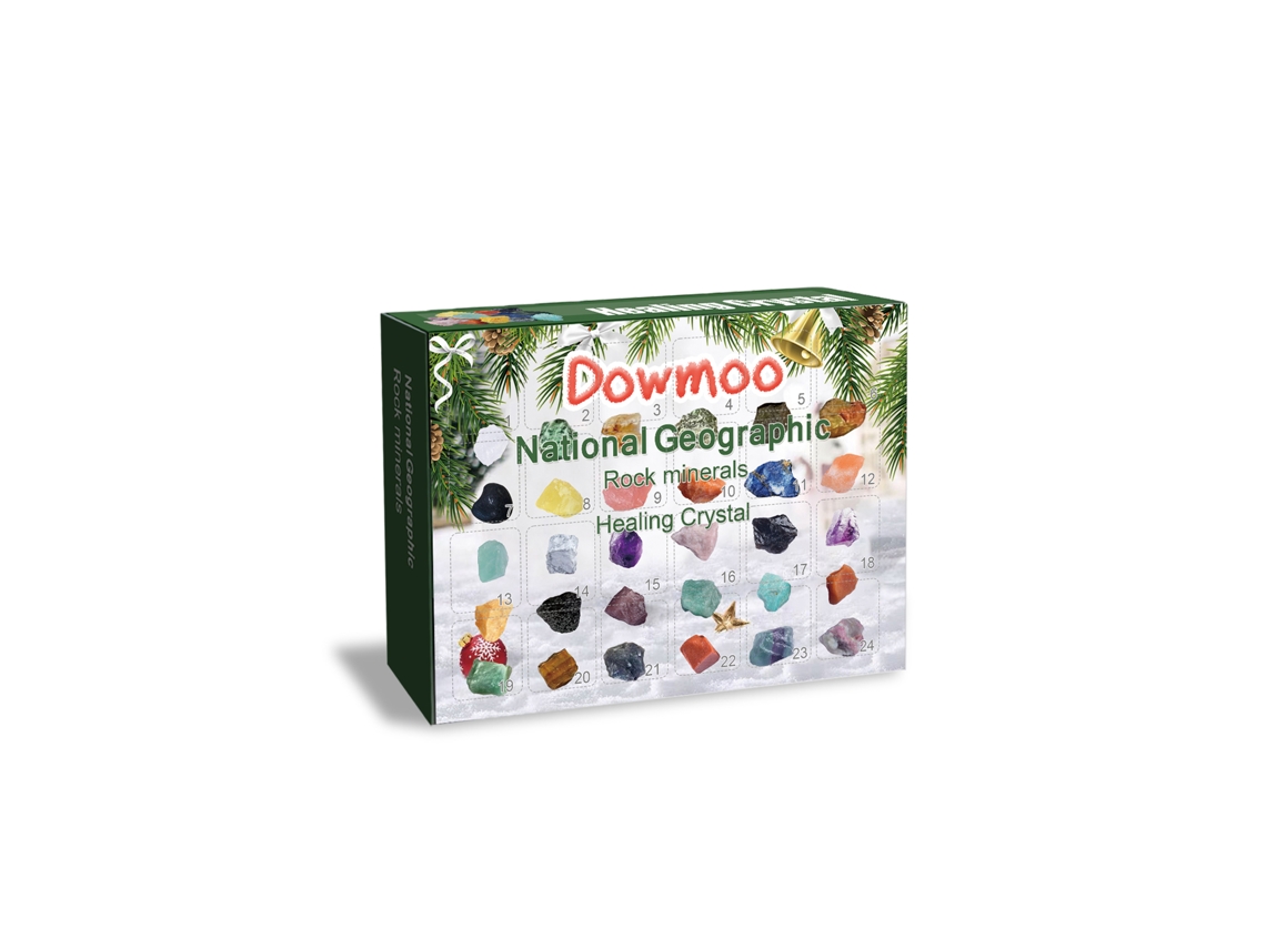 Caja de regalo de mineral de 24 compartimentos