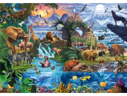 Rompecabezas Schmidt Animal World Panorama, 1500 piezas