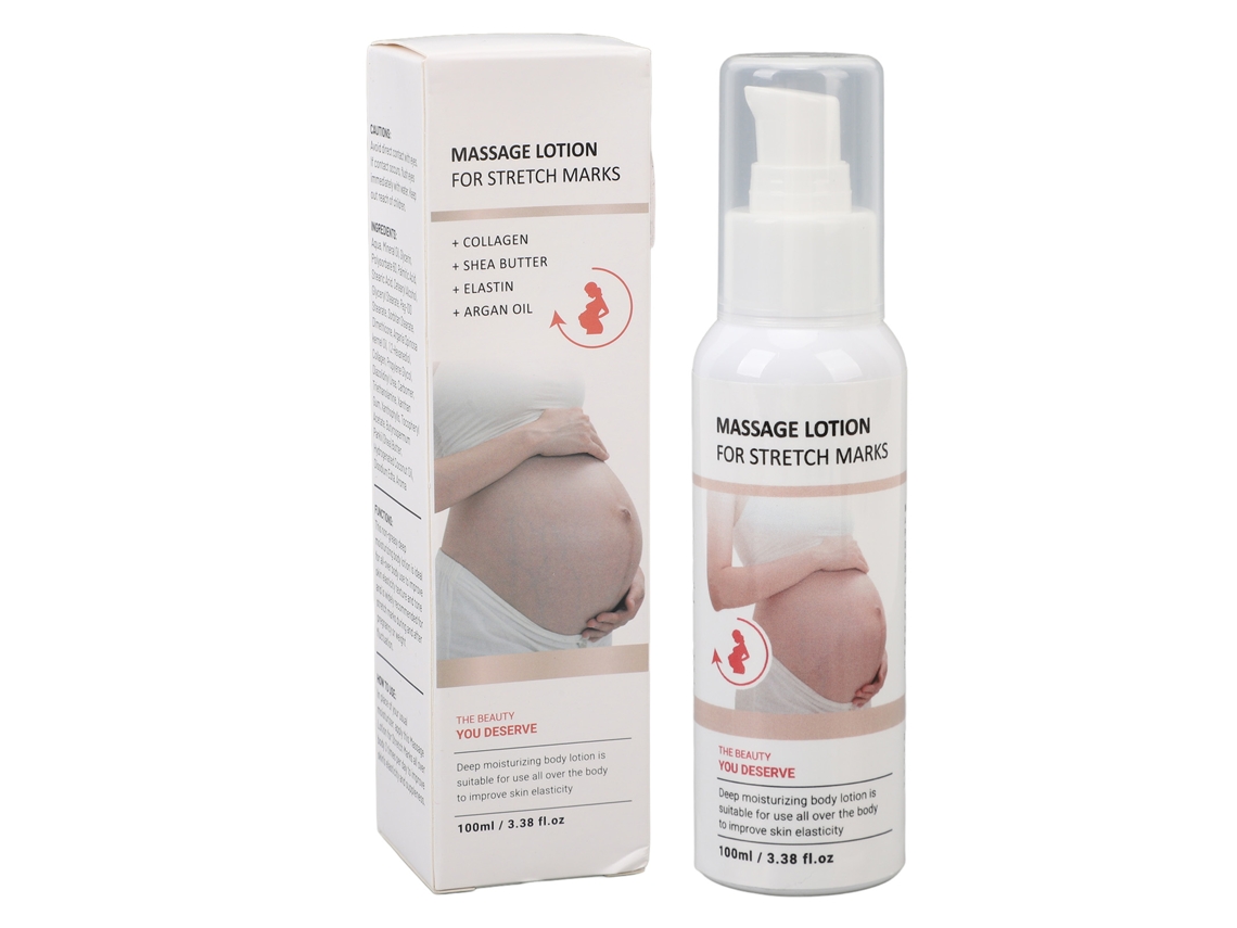 Creme Para Remover Estrias Gravidez 100ml Com Extractos Vegetais Naturais Eficaz E Seguro