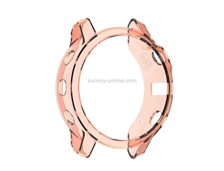 Funda protectora de media cubierta de TPU Garmin Fenix 6s para reloj inteligente (naranja)