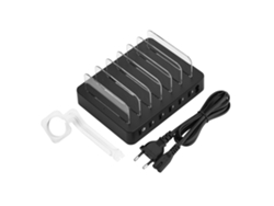 Cargador EOOCOO (carga USB de 6 puertos con soporte)