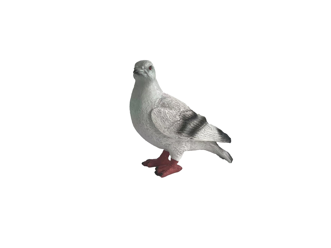 Figuras de palomas de resina personalizadas