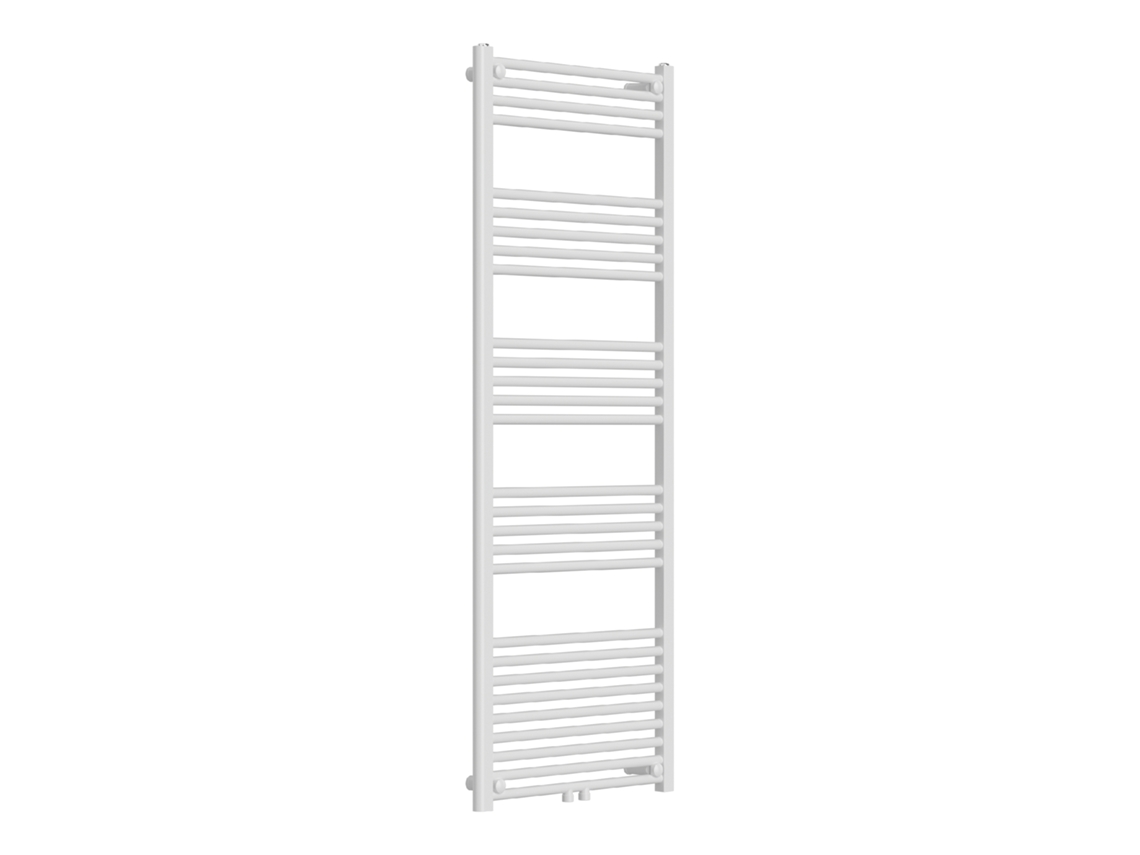 Radiador toallero mural Voss 755 W 28 tubos acero 160x60cm Blanco NEU.HAUS