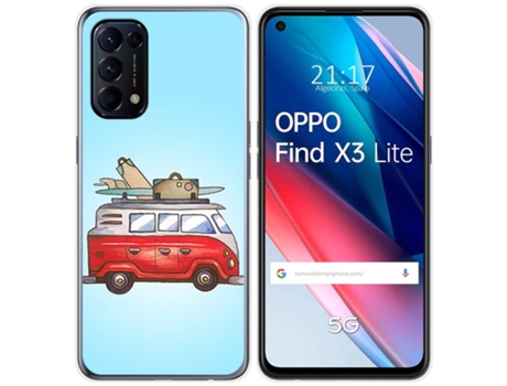 Carcasa Oppo Find X3 Lite TUMUNDOSMARTPHONE Dibujos Multicolor