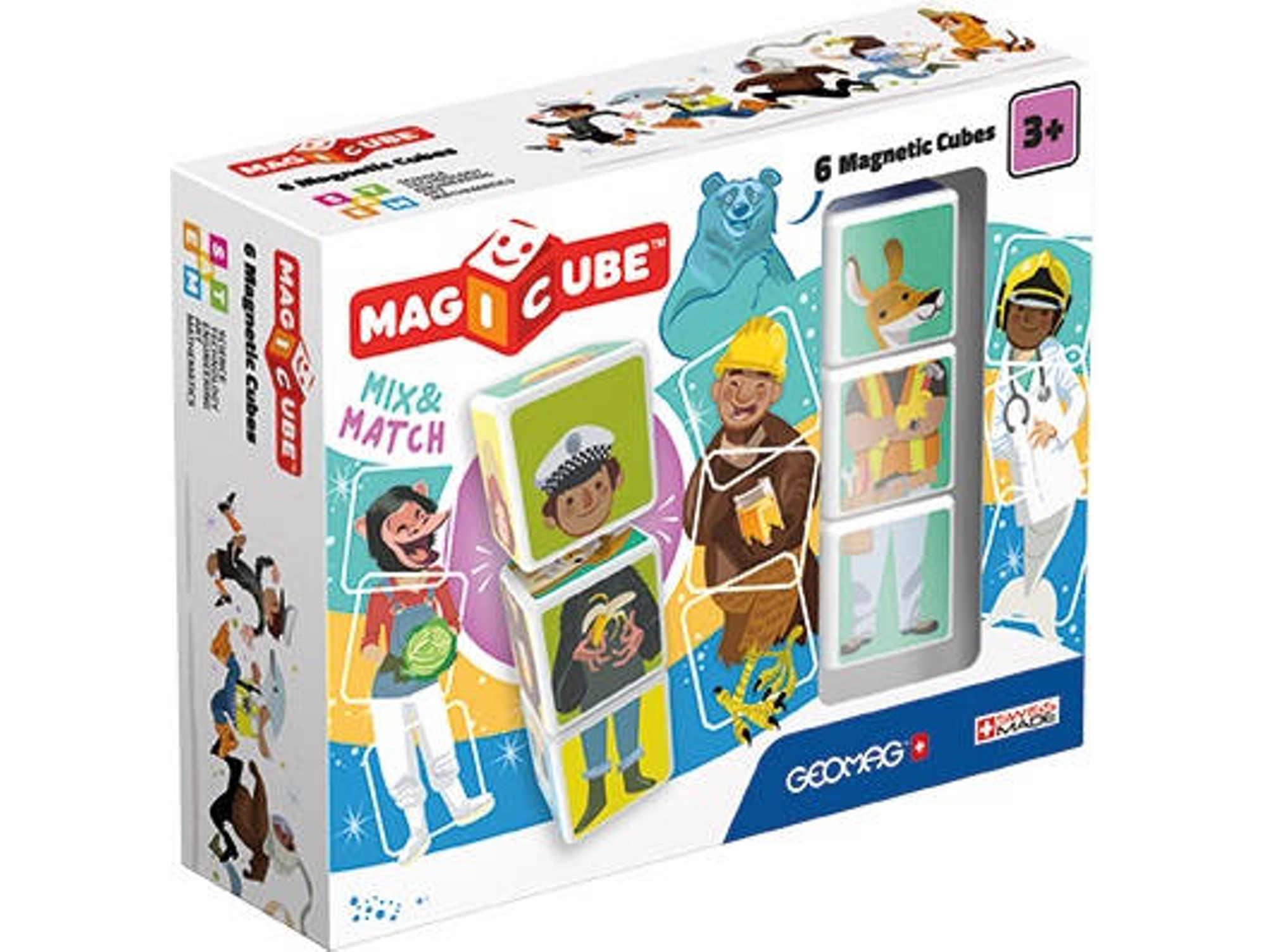 Jogo Didático GEOMAG Match & Mix 6