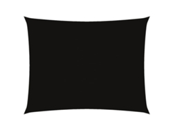 Maison Exclusive - Toldo De Vela Rectangular Tela Oxford Negro 5x7 M
