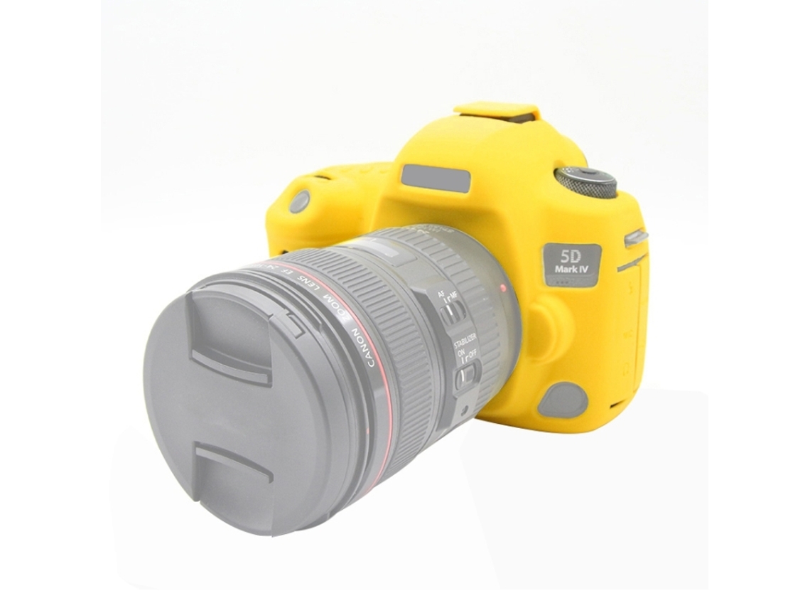 Funda protectora de silicona suave para Canon Eos 5d Mark IV amarilla Zruxe