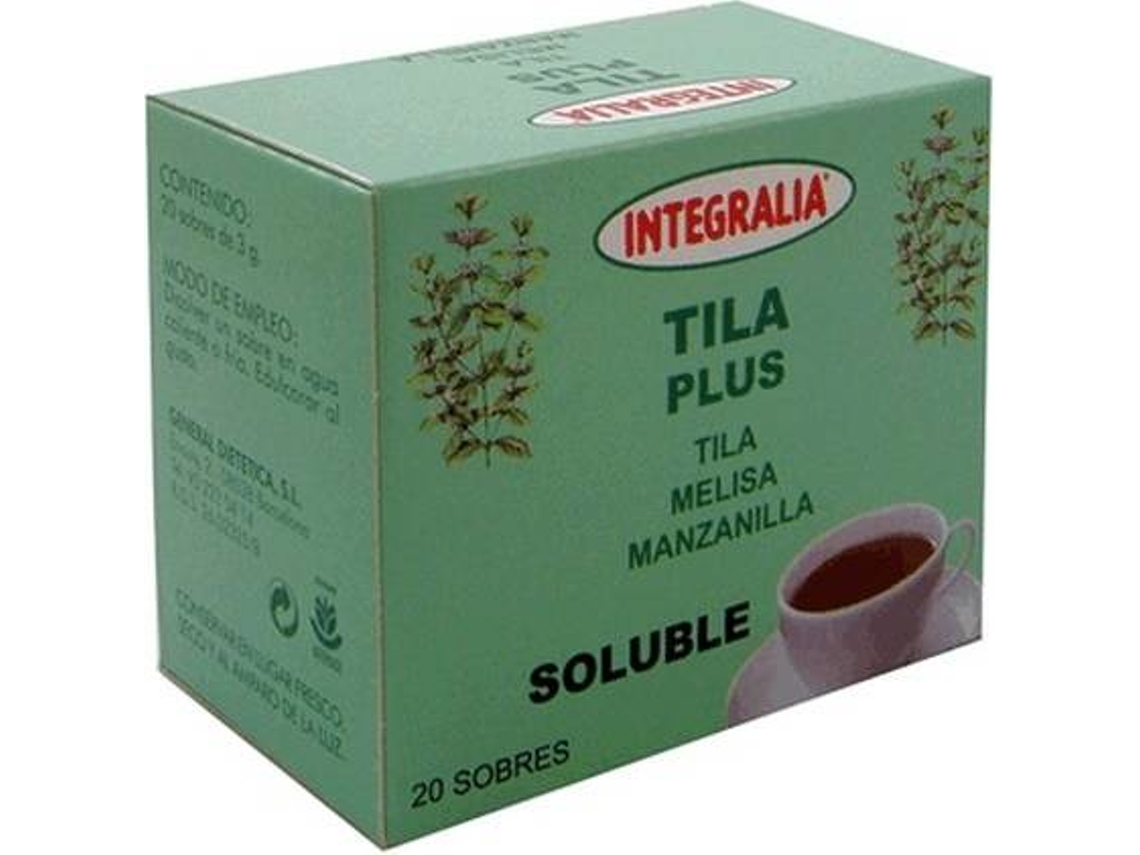Té INTEGRALIA Tília Plus Solúvel (20 carteiras)