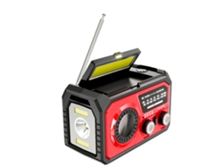 Radio De Emergencia Con Manivela Solar, Batería De 16000 Mah, Radio Meteorológica Portátil Noaa Am/fm.