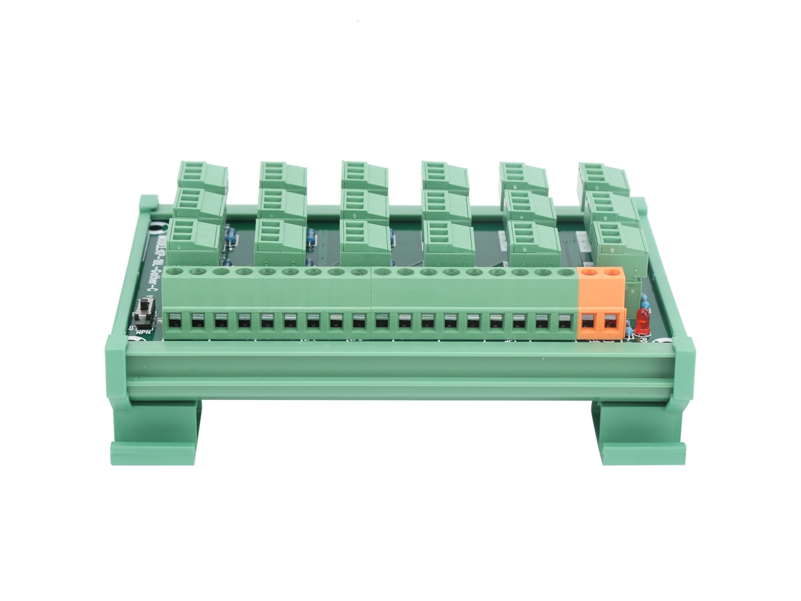 Placa De Adquisición 18 Canales 3 Hilos Din Rail Terminal Block Npn Pnp Kp-18l-gther C