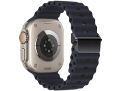 Correa de silicona XIAOMOYU Ocean para Apple Watch con cierre magnético (tamaños 46/49/45/44 mm)
