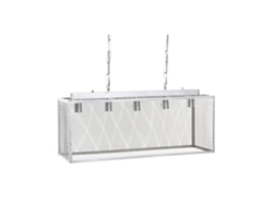 Lampara Techo Metal Gris 79x26x120cm