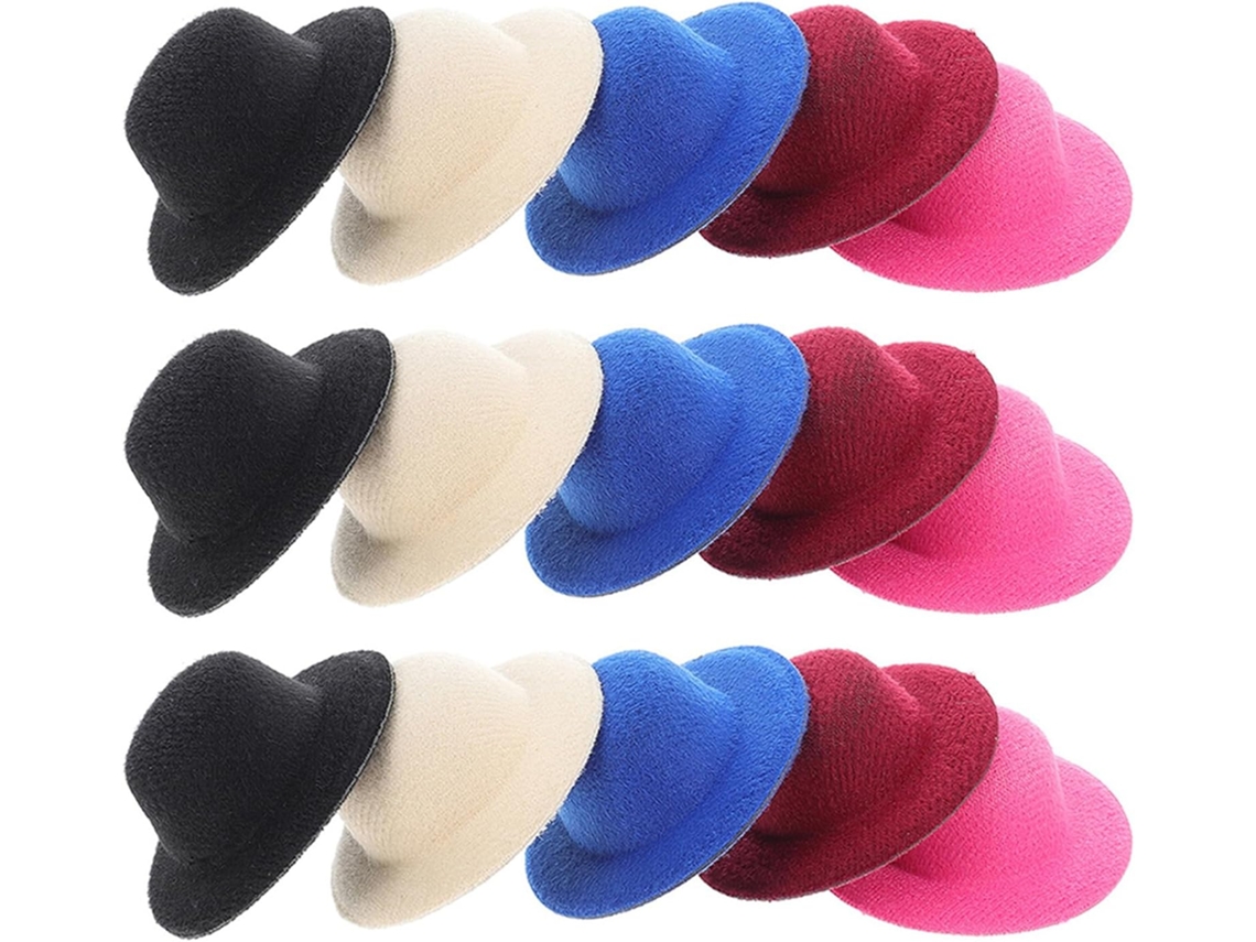 15 Mini Sombreros Formales para Muñecas, Hechos a Mano. Slowmoose