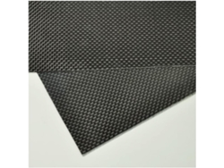Panel de Fibra de Carbono, 1 Panel 3k 100 mm x 250 mm, 0.3% Espesor, Acabado Brillo.