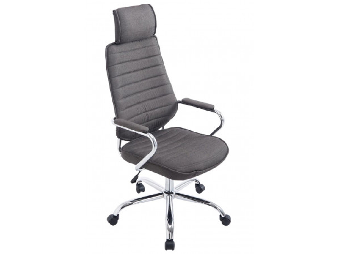 Silla de Escritorio DUDECOR (Acero - Gris)