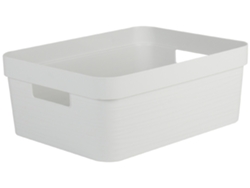 Caja de Almacenamiento EDA Stone 18 Litros PP Blanco