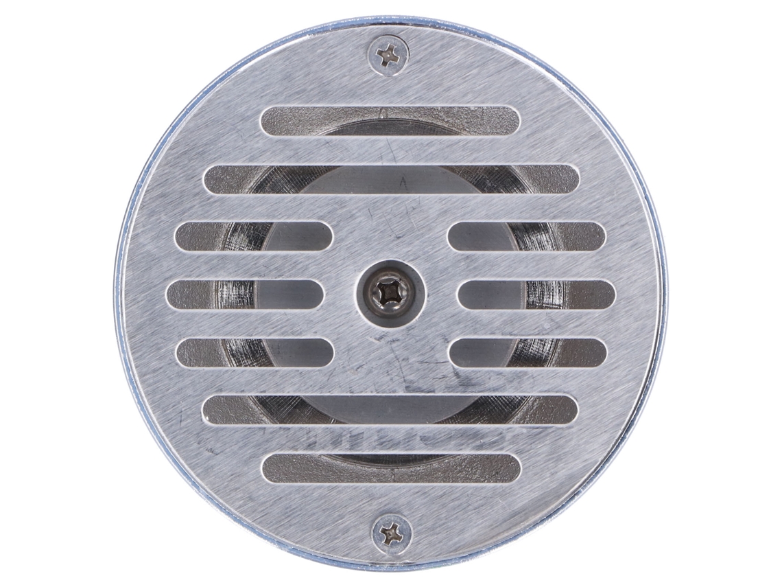 Desagüe Redondo De Acero Inoxidable Con Salida De Rebosadero Para Piscinas Y Spas.