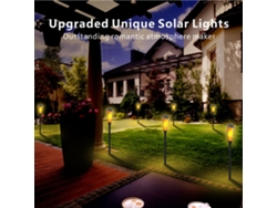 2026-lámpara De Jardín Solar Para Exterior Camino Luces Decorativas Paisaje Farola De Cesped