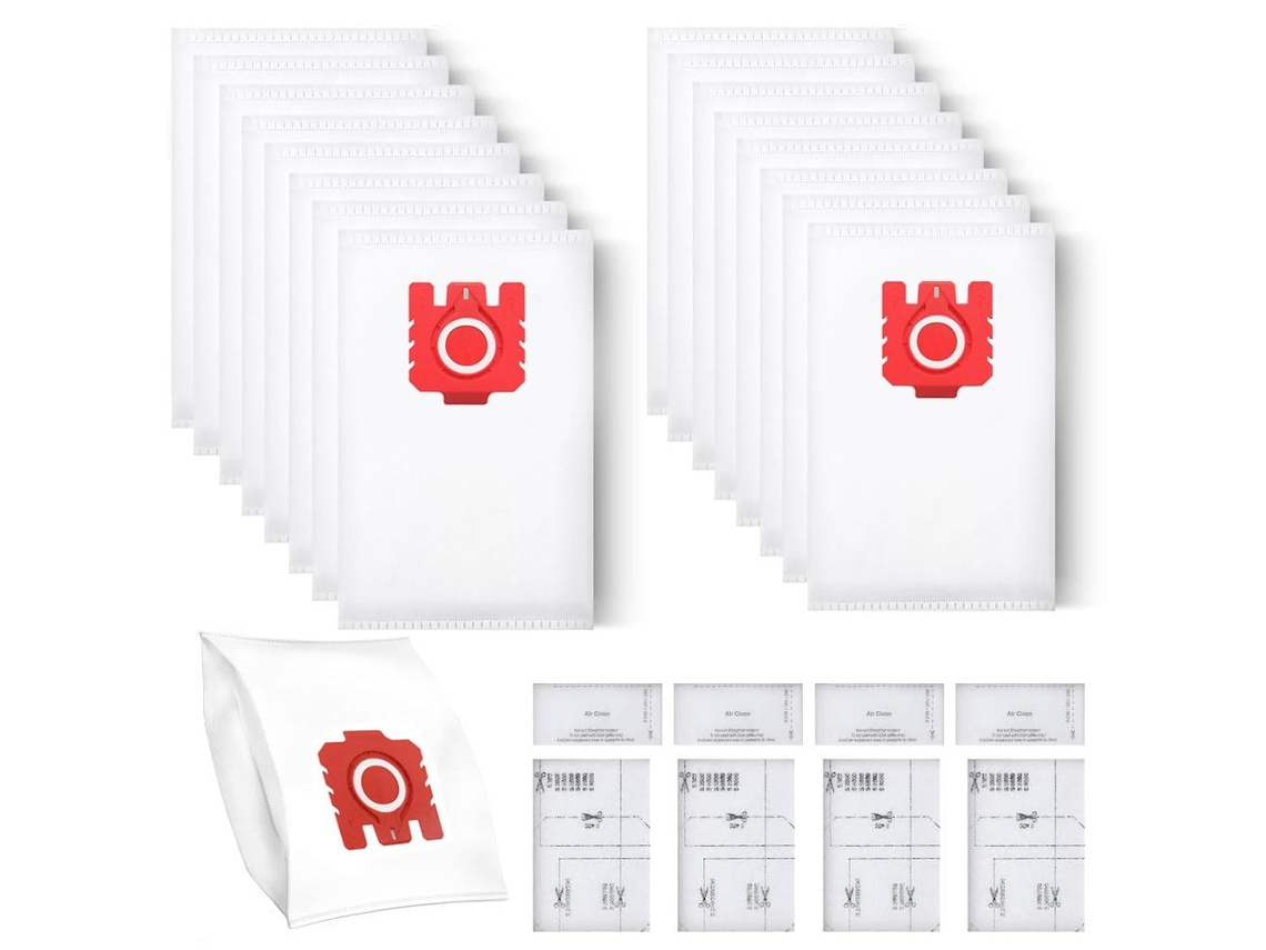 Kit de accesorios de bolsa para aspiradora Yuysan para Miele Compact C1/Miele Compact C2/Miele Compact C3 (20 unidades)