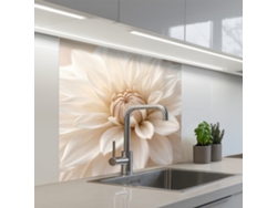 Salpicaderos De Cocina Flor - Dalia - Blanco 80x80 Cm