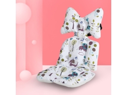 Cojín para cochecito de bebé, doble cara, transpirable y suave Cuich