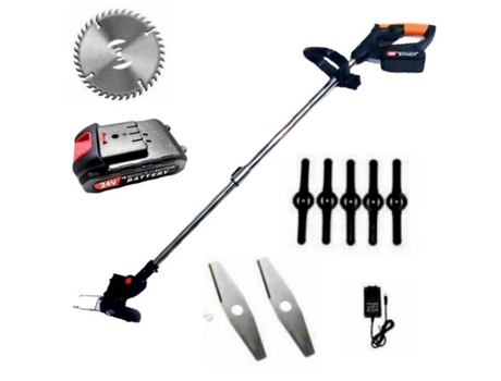 Desbrozadora Eléctrica 2 Baterías Litio 24 V Cortabordes 8421 TRADE SHOP TRAESIO