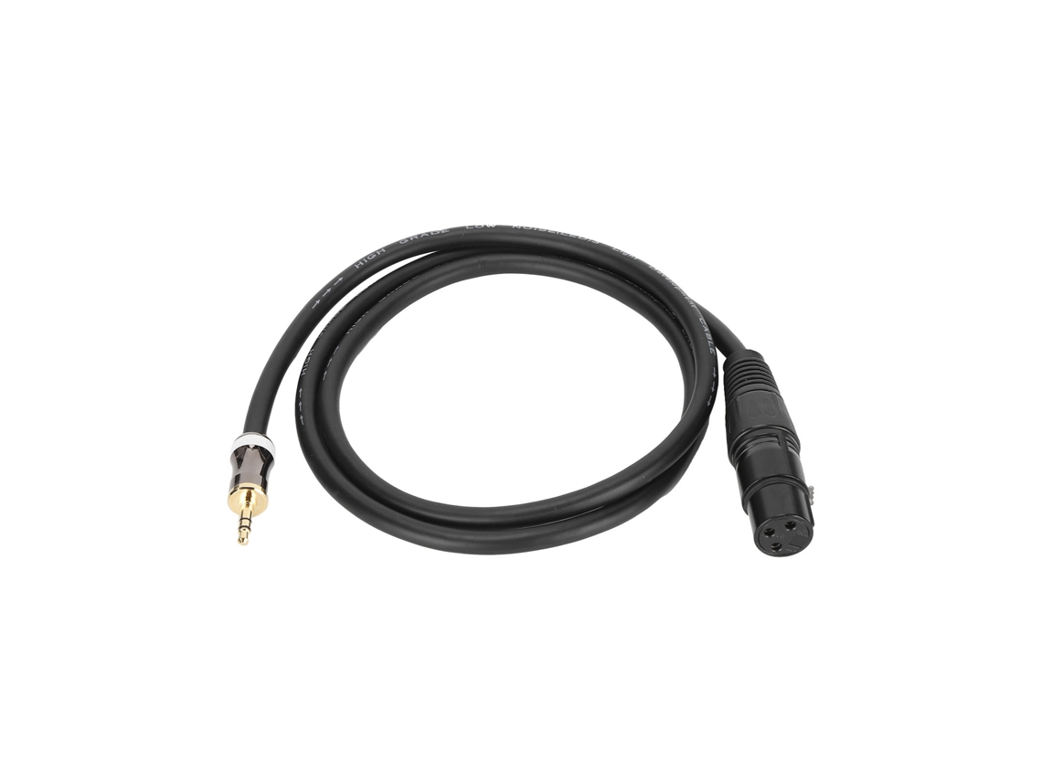 Cable Xlr Hembra A 3,5 Mm Macho De 1 M/3,3 Pies, Balanceado, Con Cobre Libre De Oxígeno 24awg Para Micrófono Y Audio.
