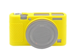 Capa Protetora De Silicone Macio Para Sony Rx100 Iv (m4) Amarelo
